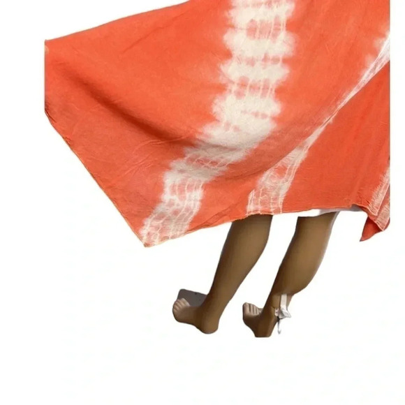 ISLAND Beach Y2K, NWT,tie dye tunic,pockets,embroidery, hanky,coastal,resortwear - Picture 6 of 11